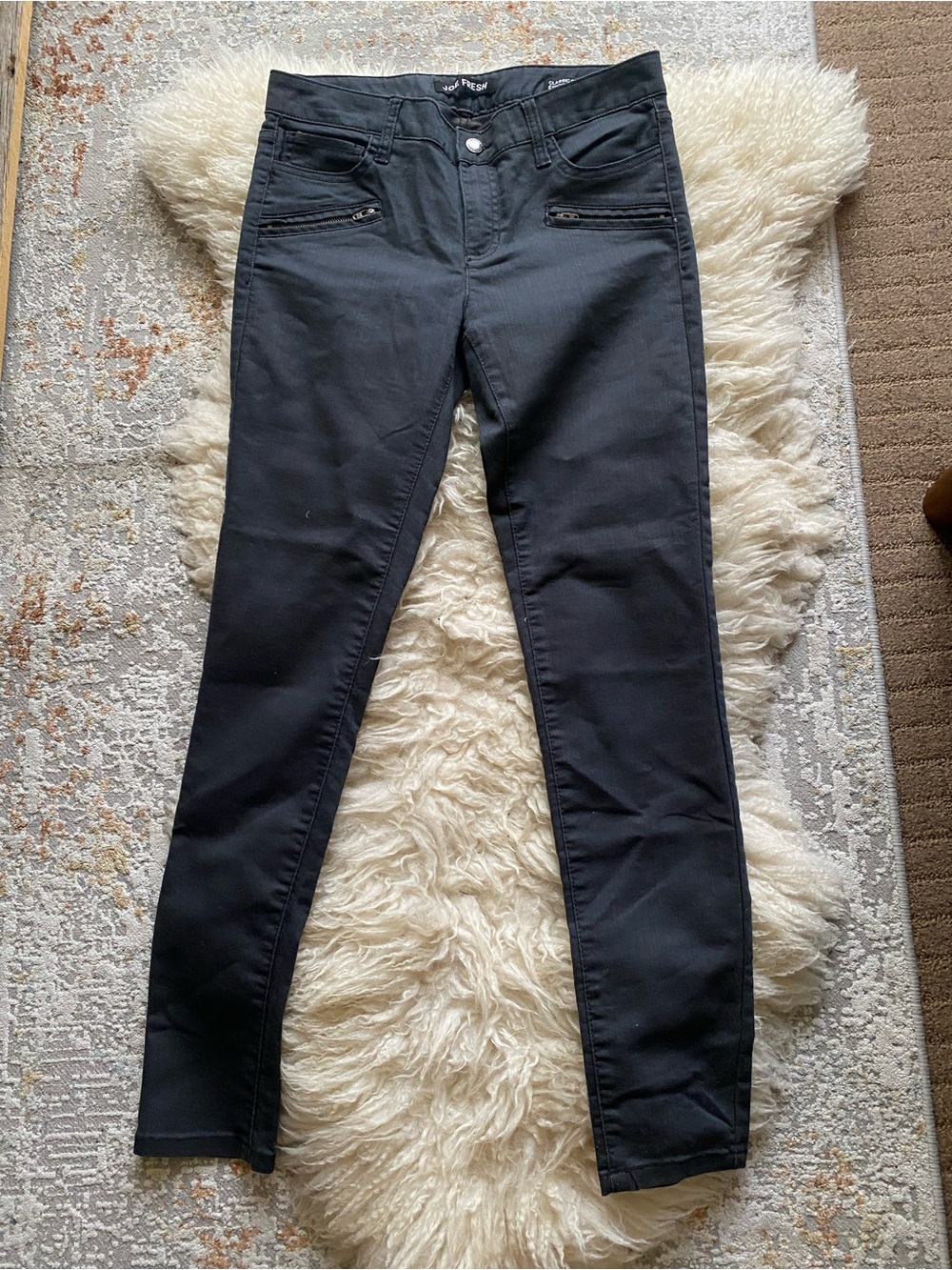 Joe Fresh Black Classic Slim Pants